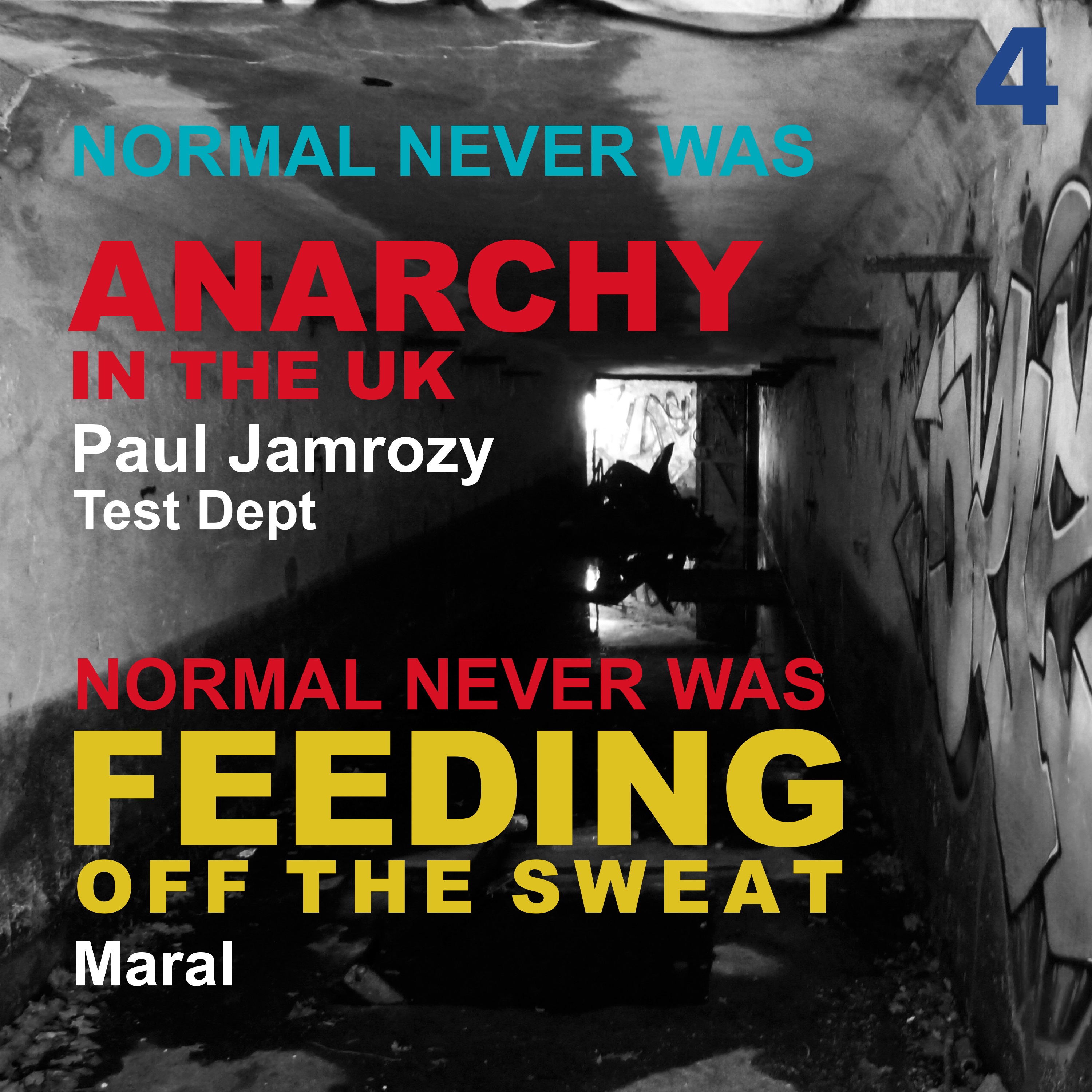 NORMAL NEVER WAS IV/VINYLE COULEUR/REMIX PAR PAUL JAMROZY ET MARAL