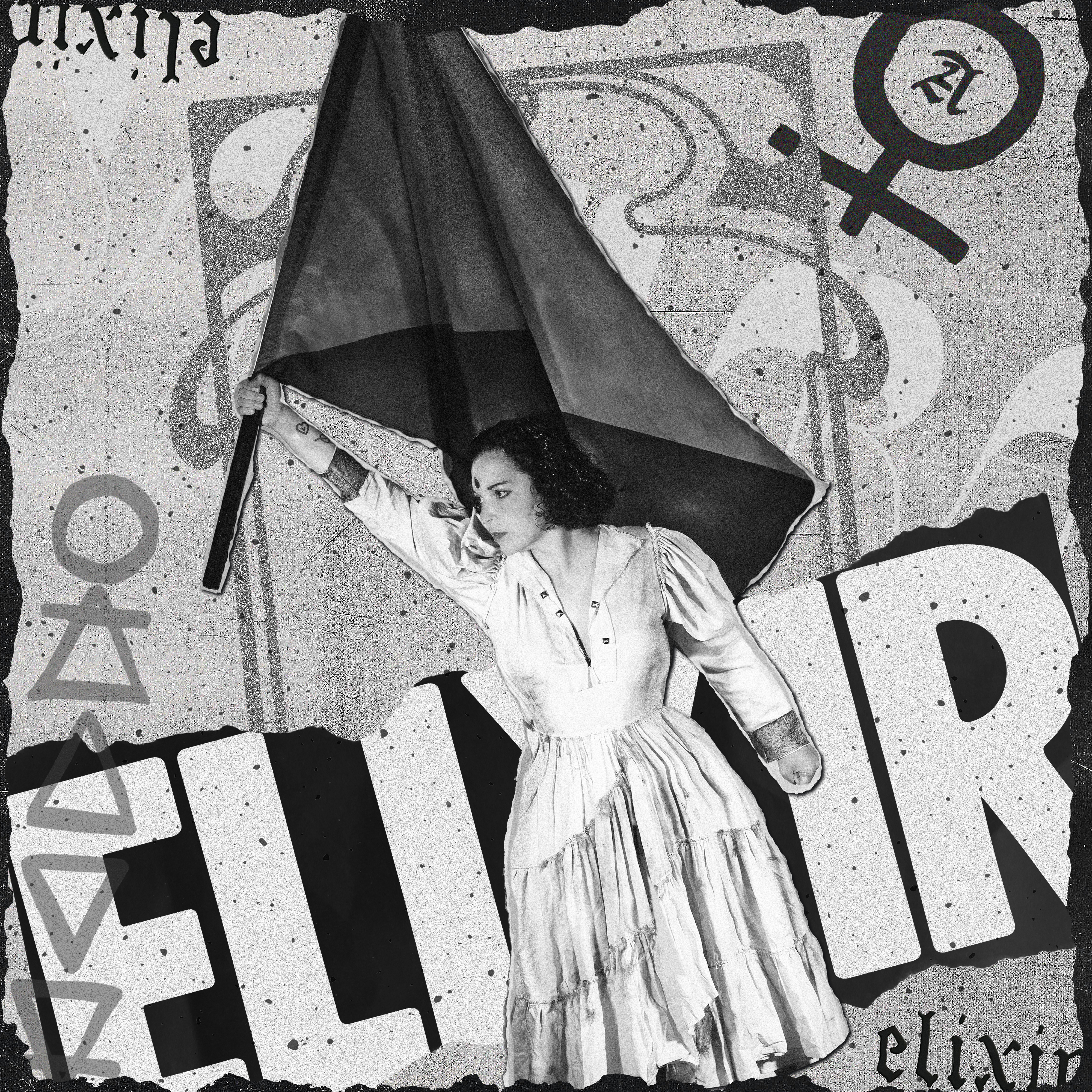 ELIXIR/VINYLE VERT ET VIOLET