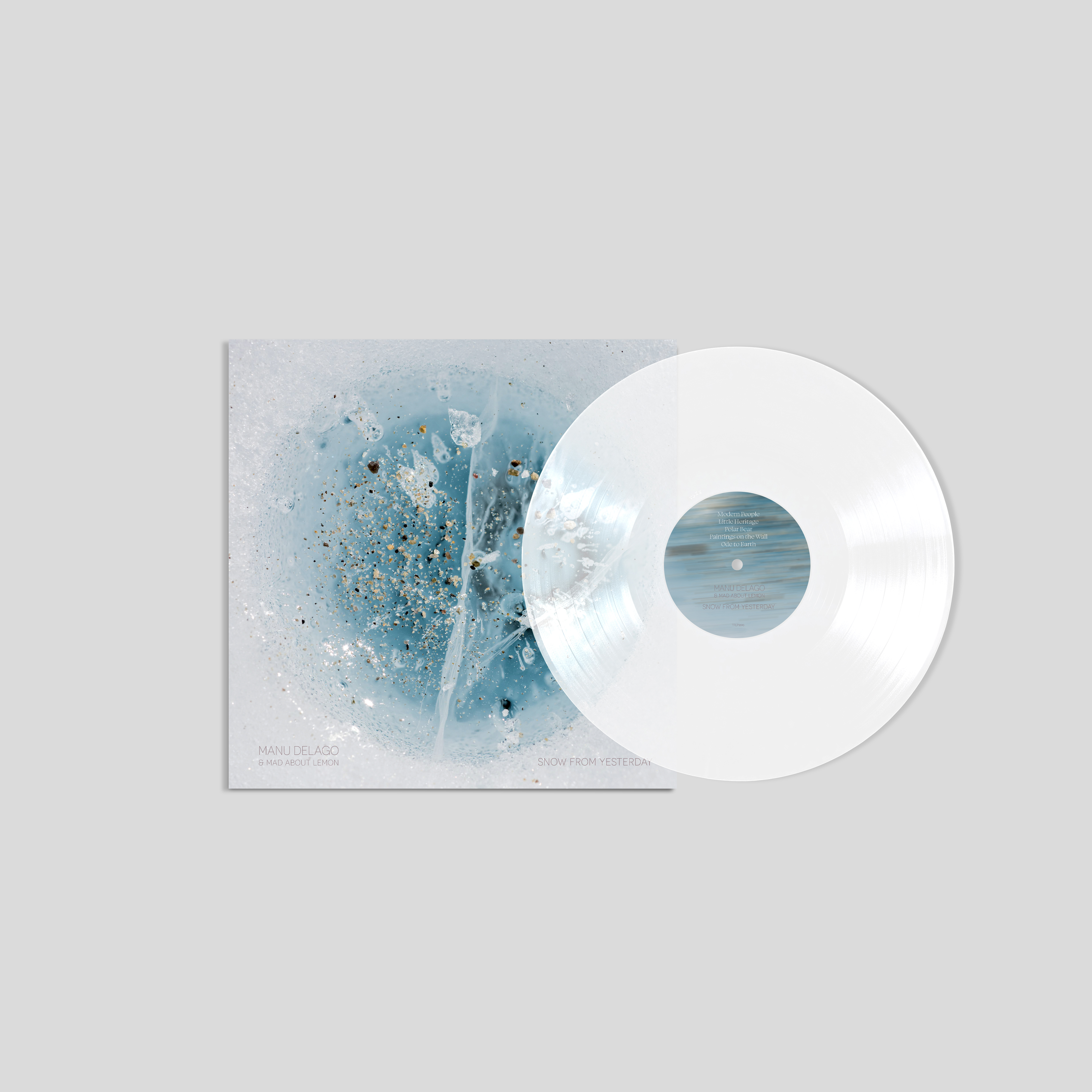 SNOW FROM YESTERDAY/VINYLE TRANSPARENT/AVEC MAD ABOUT LEMON