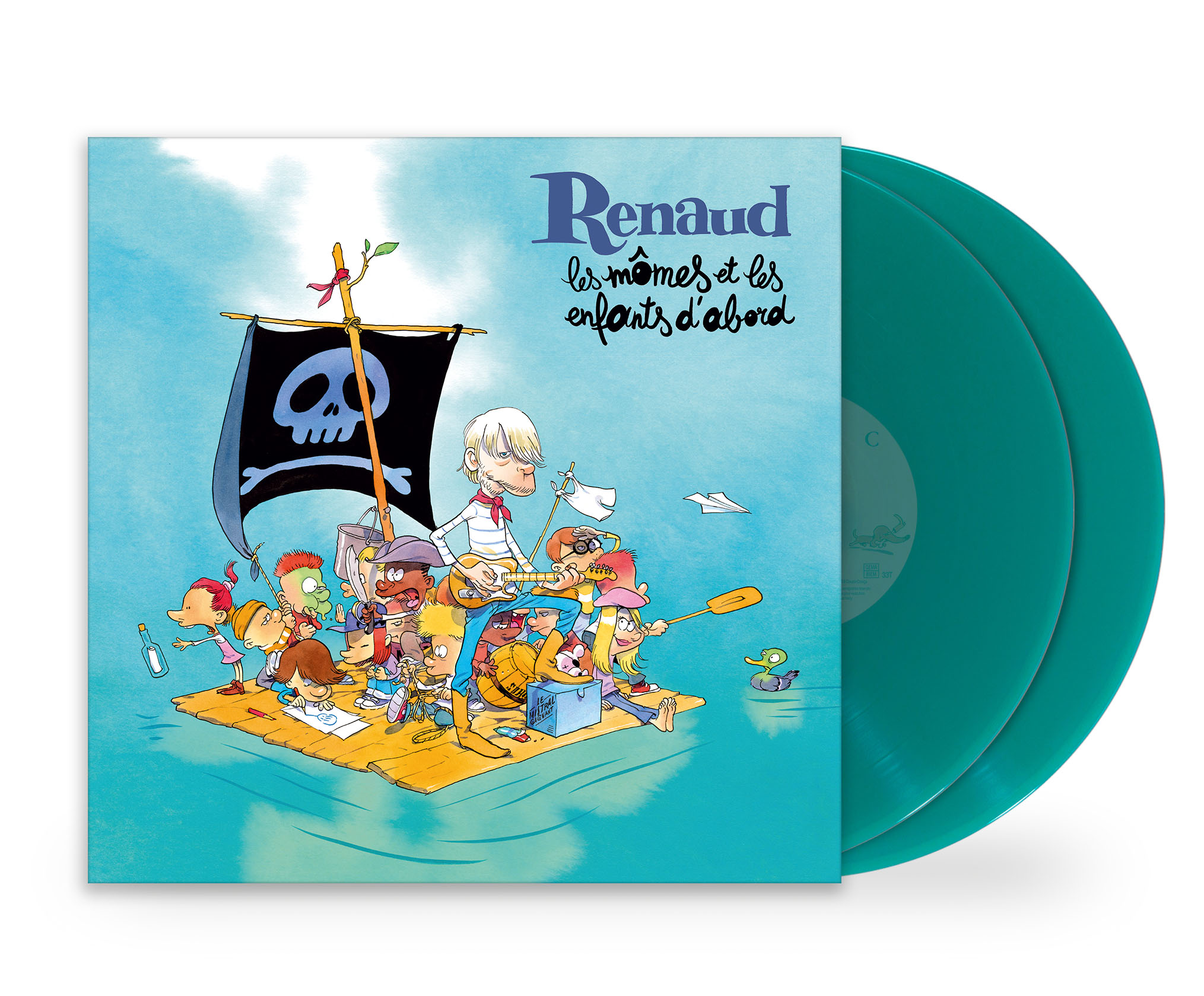 LES MÔMES ET LES ENFANTS D'ABORD DOUBLE VINYLE DE COULEUR (50 ANS DE CARRIERE)
