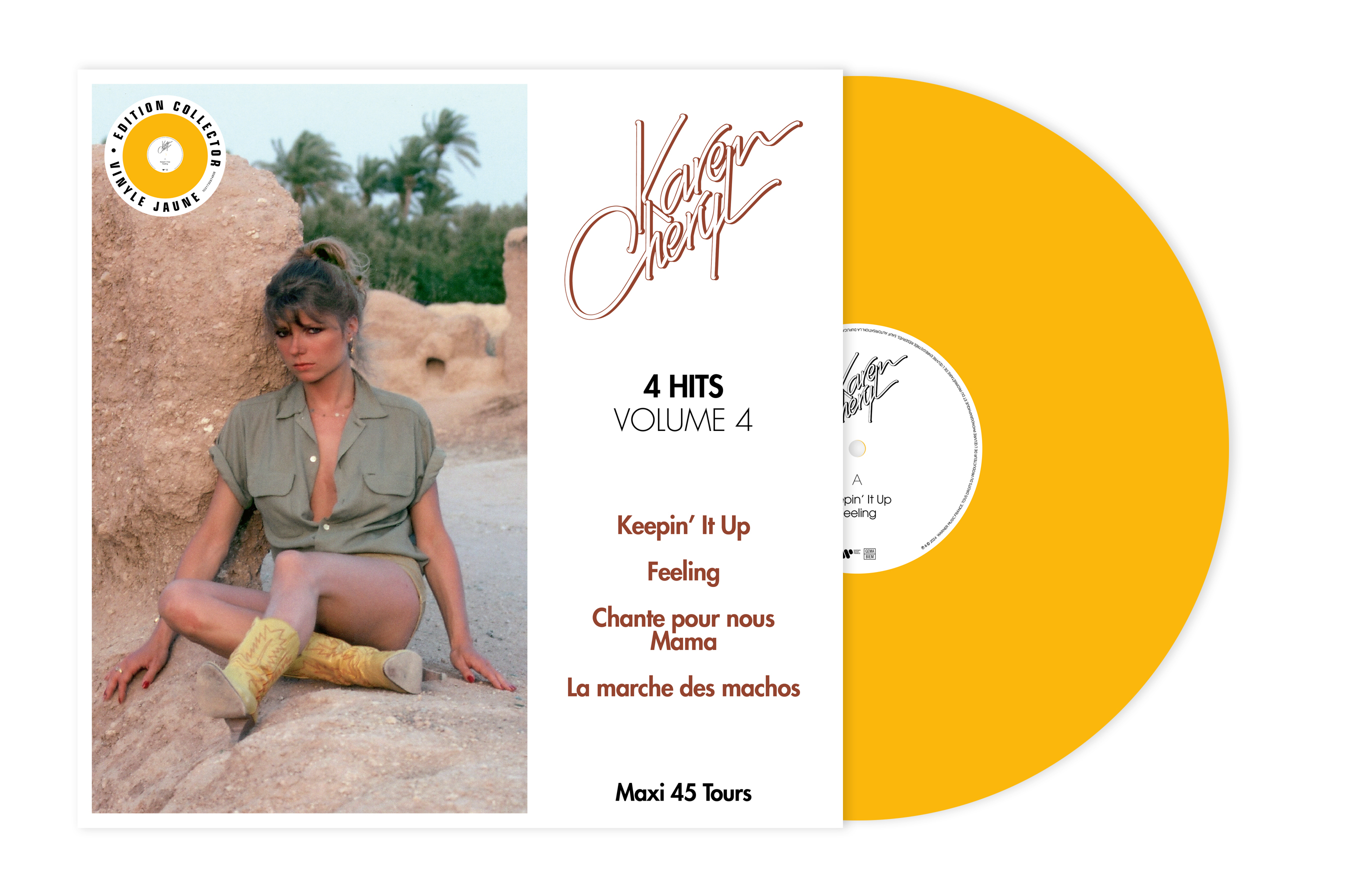 4 HITS - VOL.4 (MAXI VINYLE JAUNE)