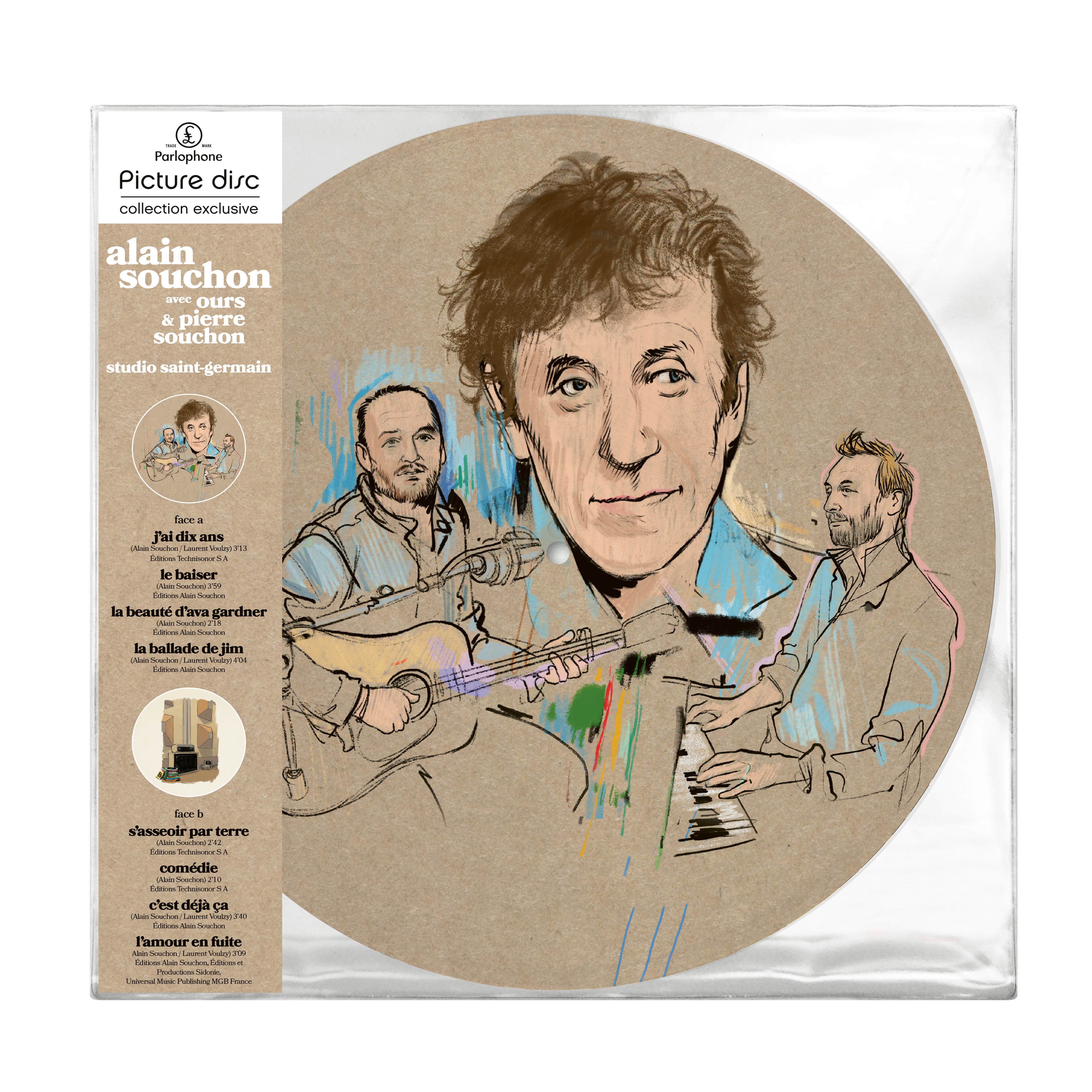 STUDIO SAINT-GERMAIN (AVEC OURS & PIERRE SOUCHON) [PICTURE DISC EDITION LIMITÉE]