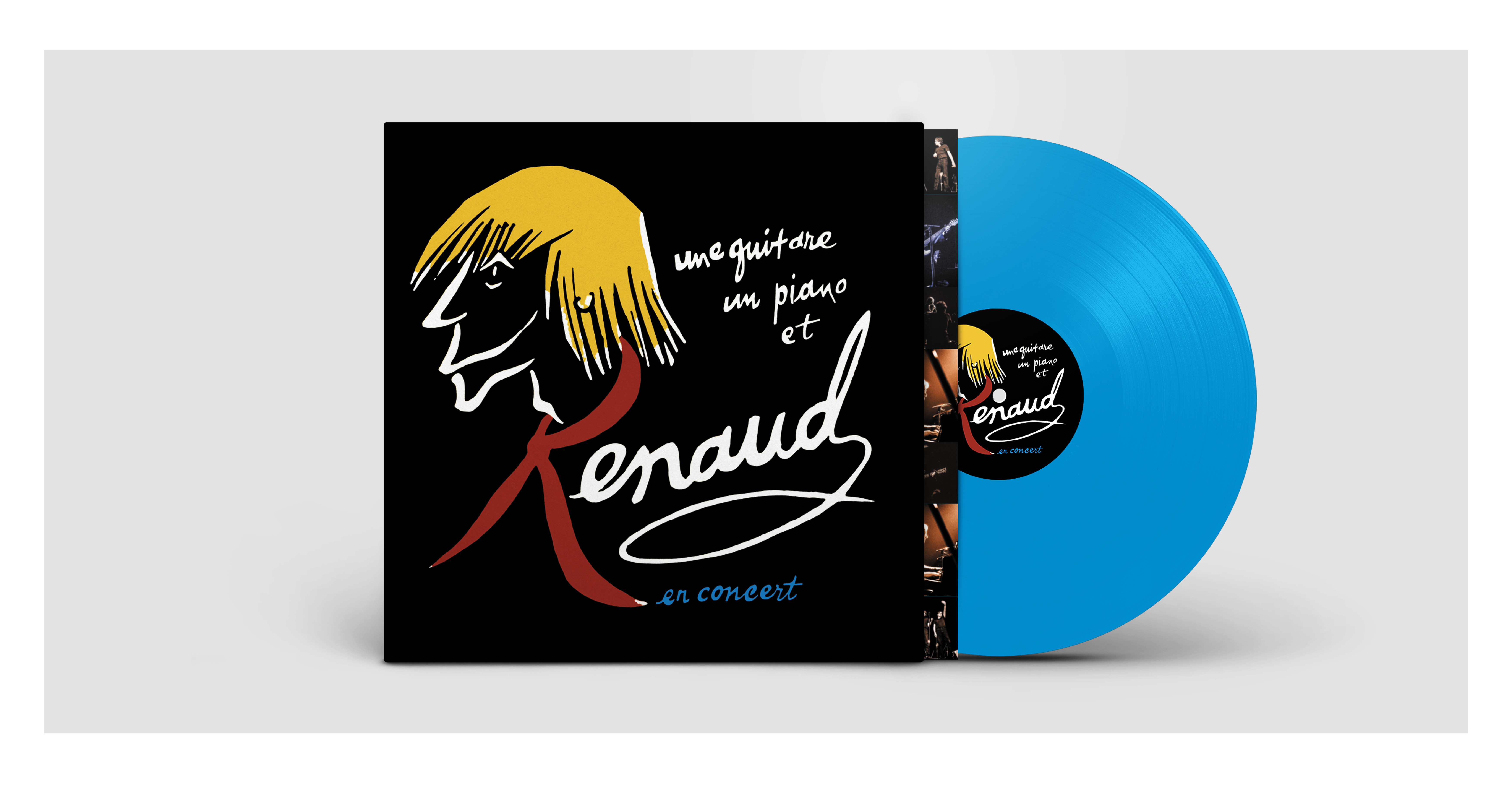 UNE GUITARE, UN PIANO ET RENAUD (LIVE RADIO FRANCE) [VINYLE BLEU]