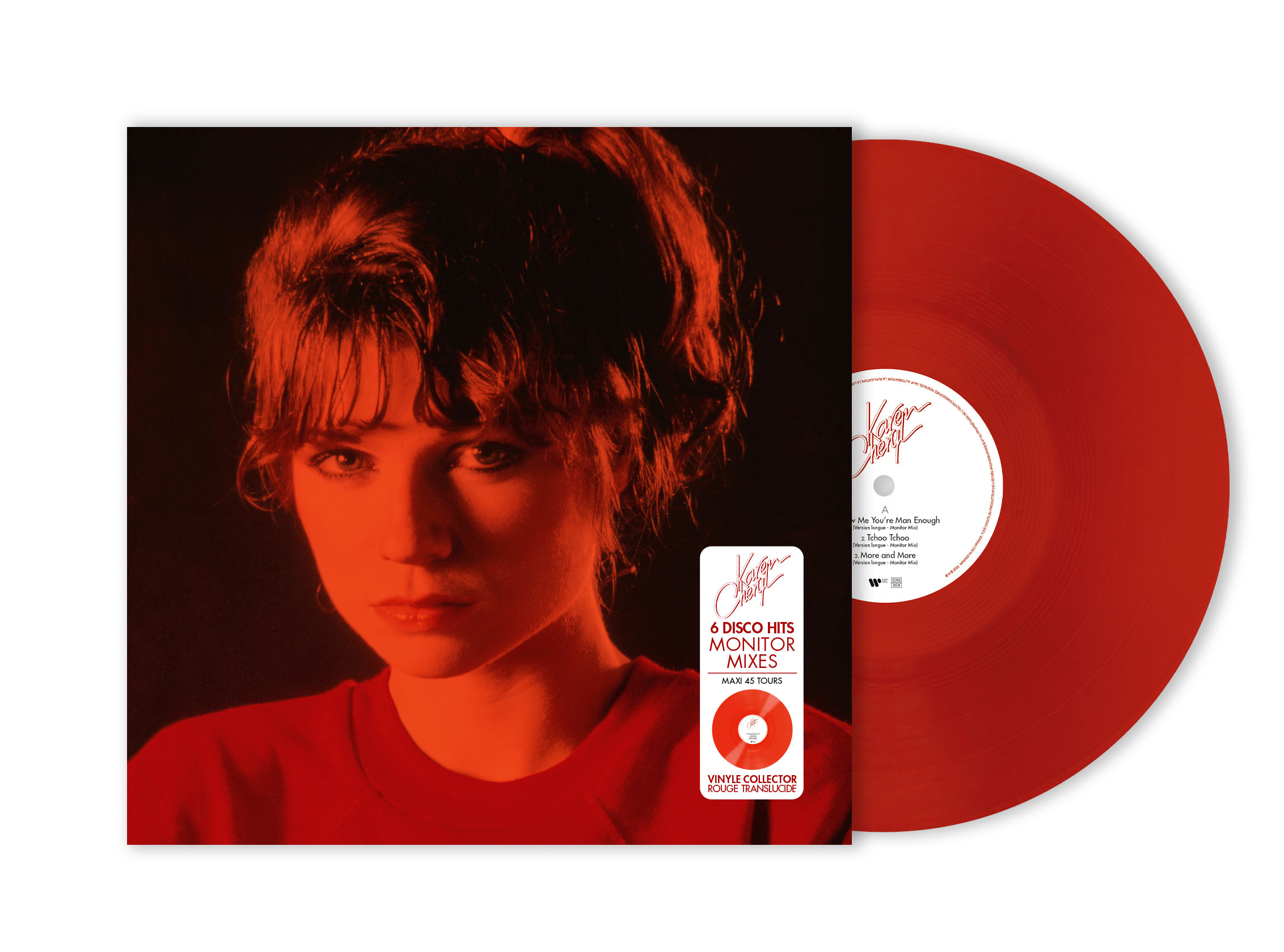 6 DISCO HITS - MONITOR MIXES (MAXI VINYLE ROUGE)