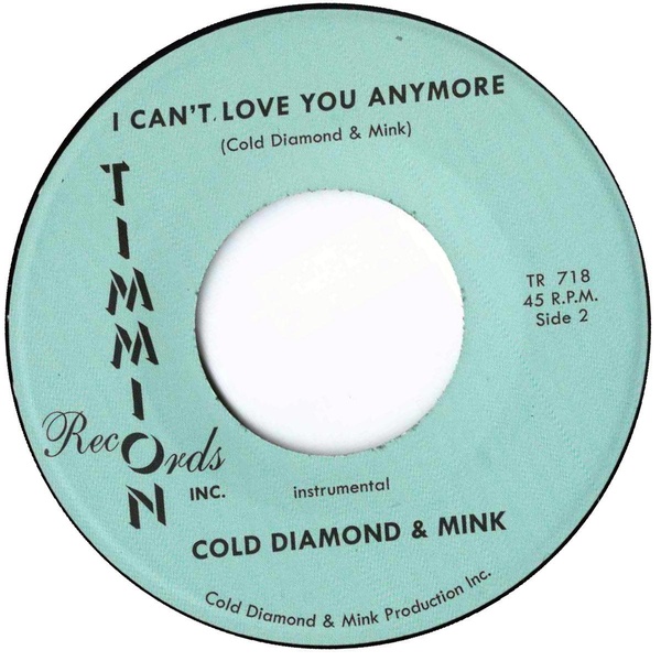I Can'T Love You Anymore + I Can'T Love You Anymore (Instrumental)