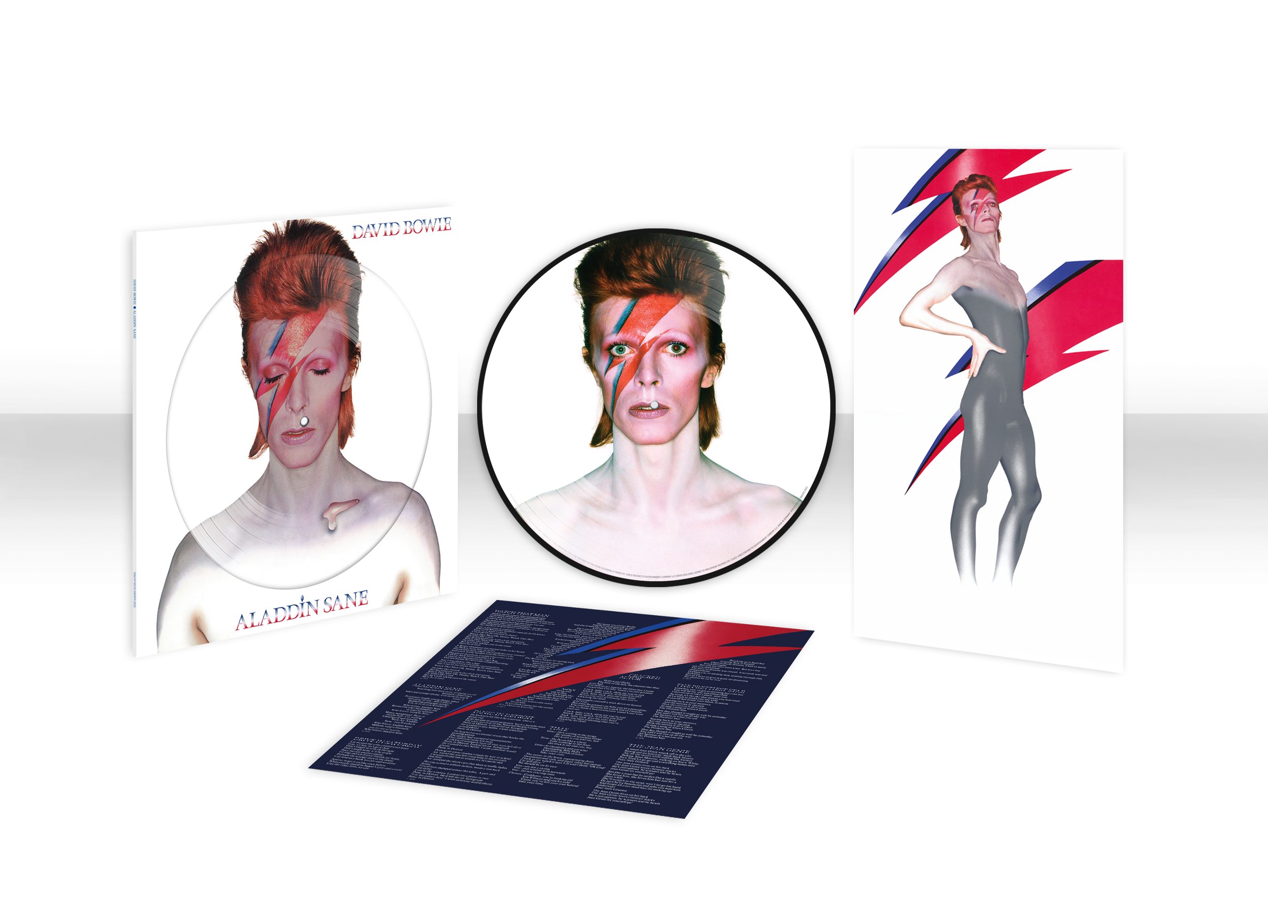 ALADDIN SANE 50TH ANNIVERSARY PICTURE DISC
