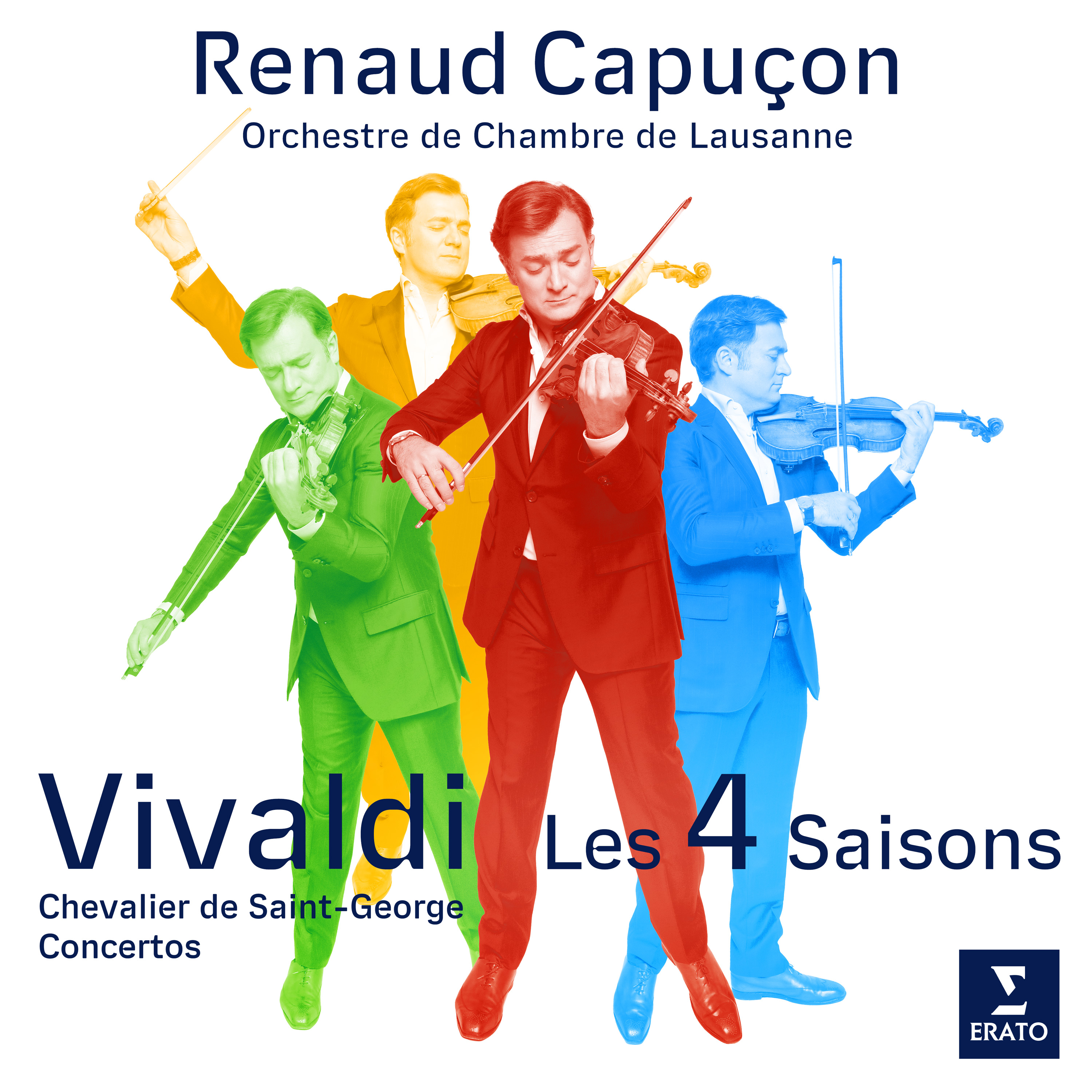 VIVALDI: LES 4 SAISONS / CHEVALIER DE SAINT-GEORGE: CONCERTOS POUR VIOLON