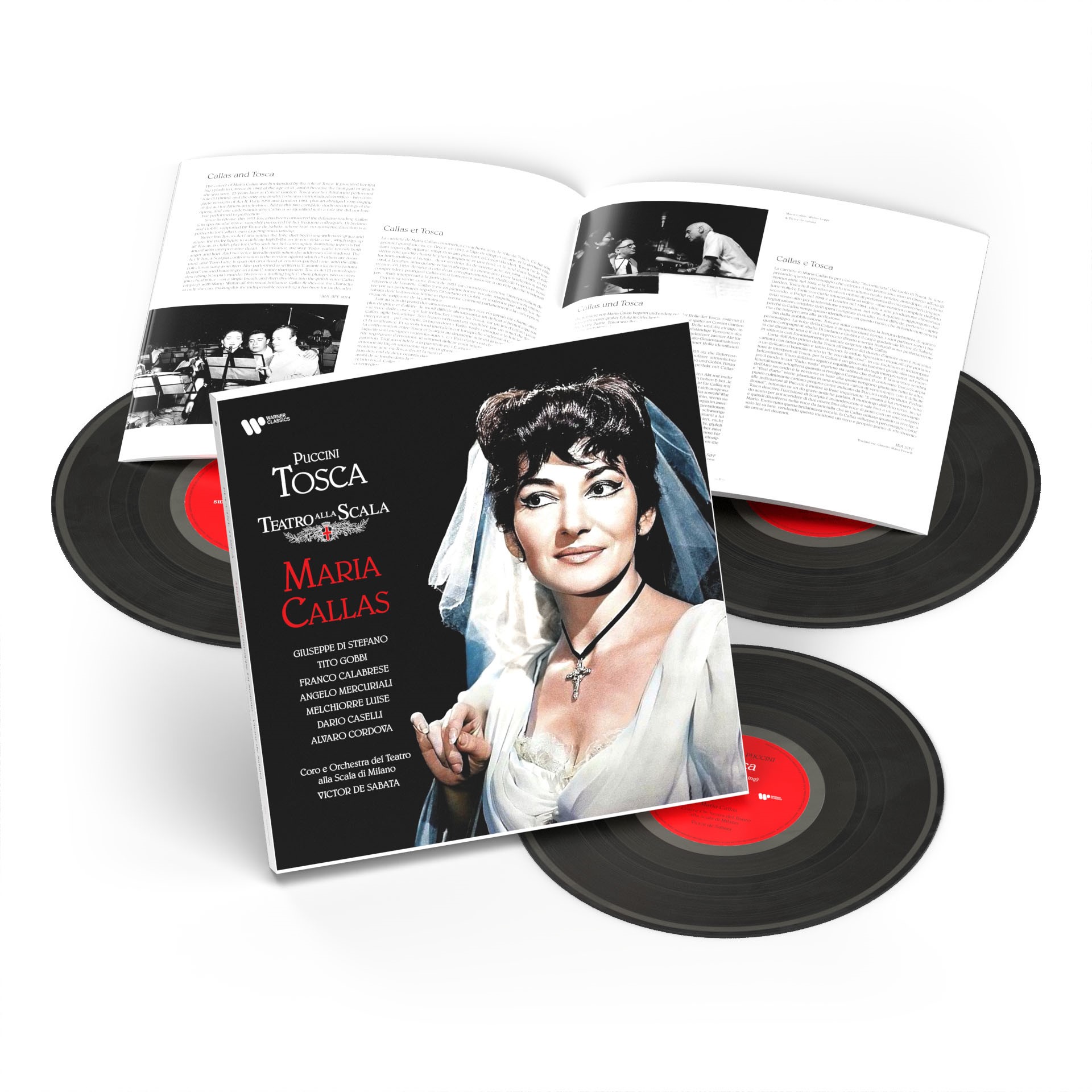 PUCCINI: TOSCA (COFFRET 3 VINYLES LTD EDITION)