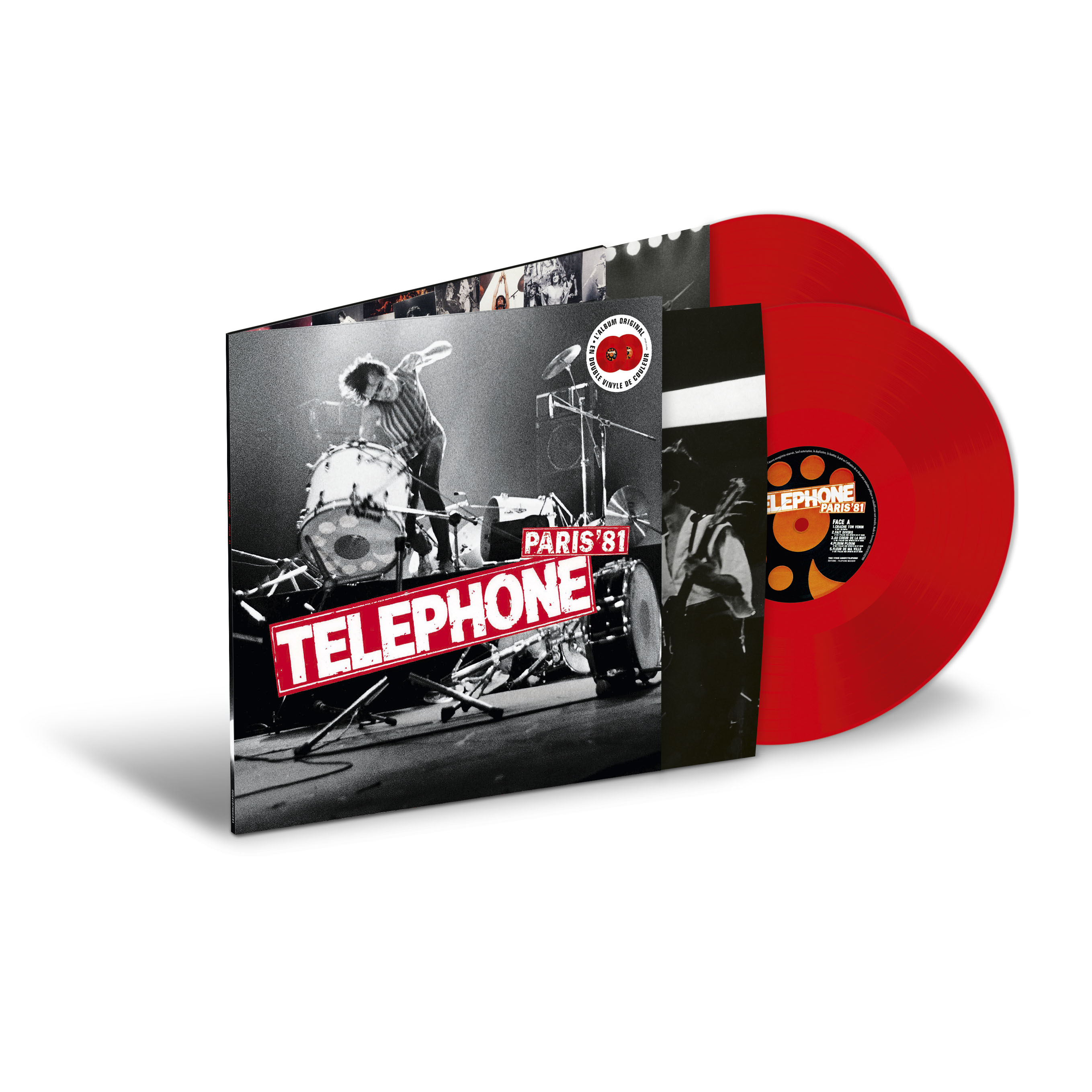 LIVE PARIS 81 EDITION LIMITÉE VINYLE COULEUR