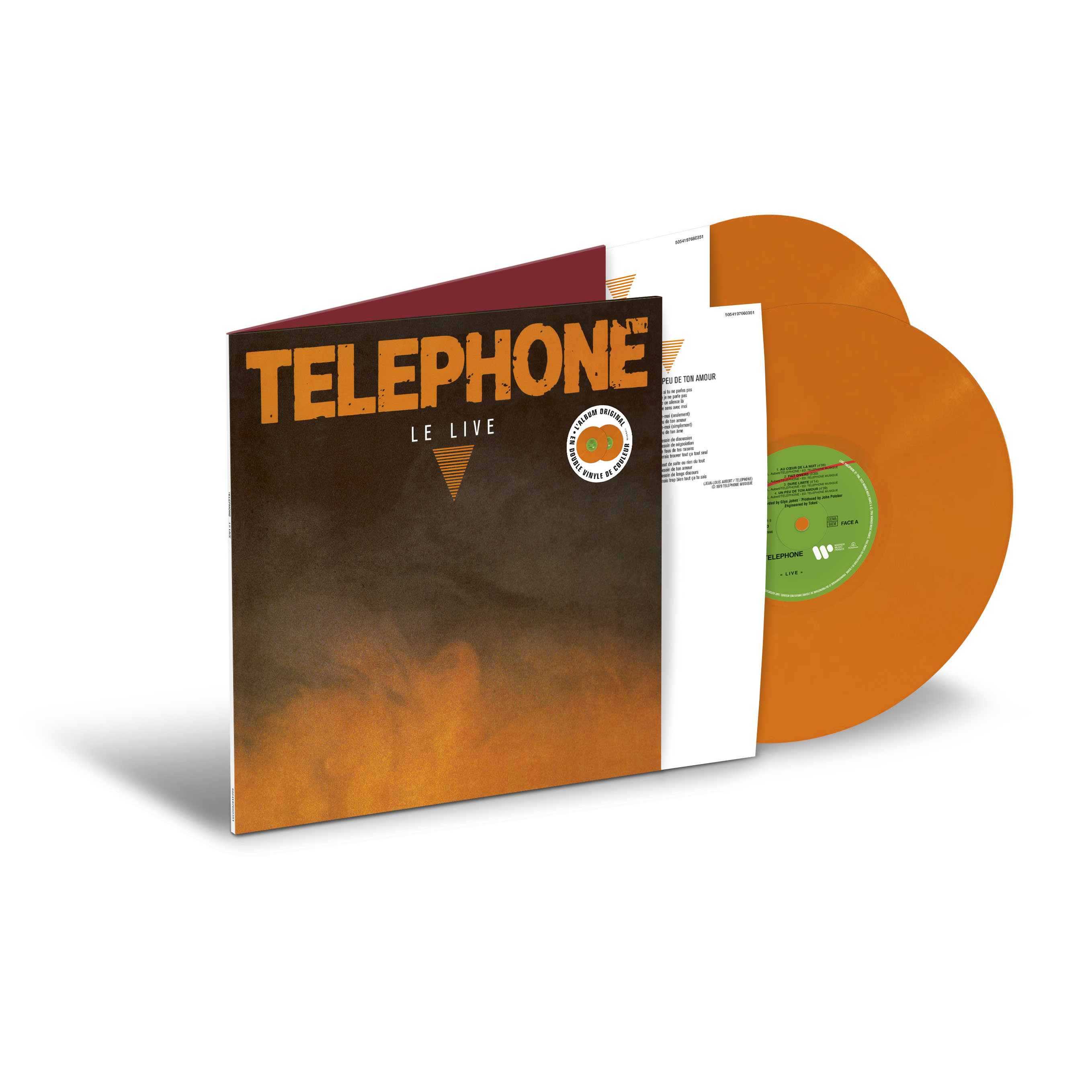 LE LIVE EDITION LIMITEE VINYLE COULEUR