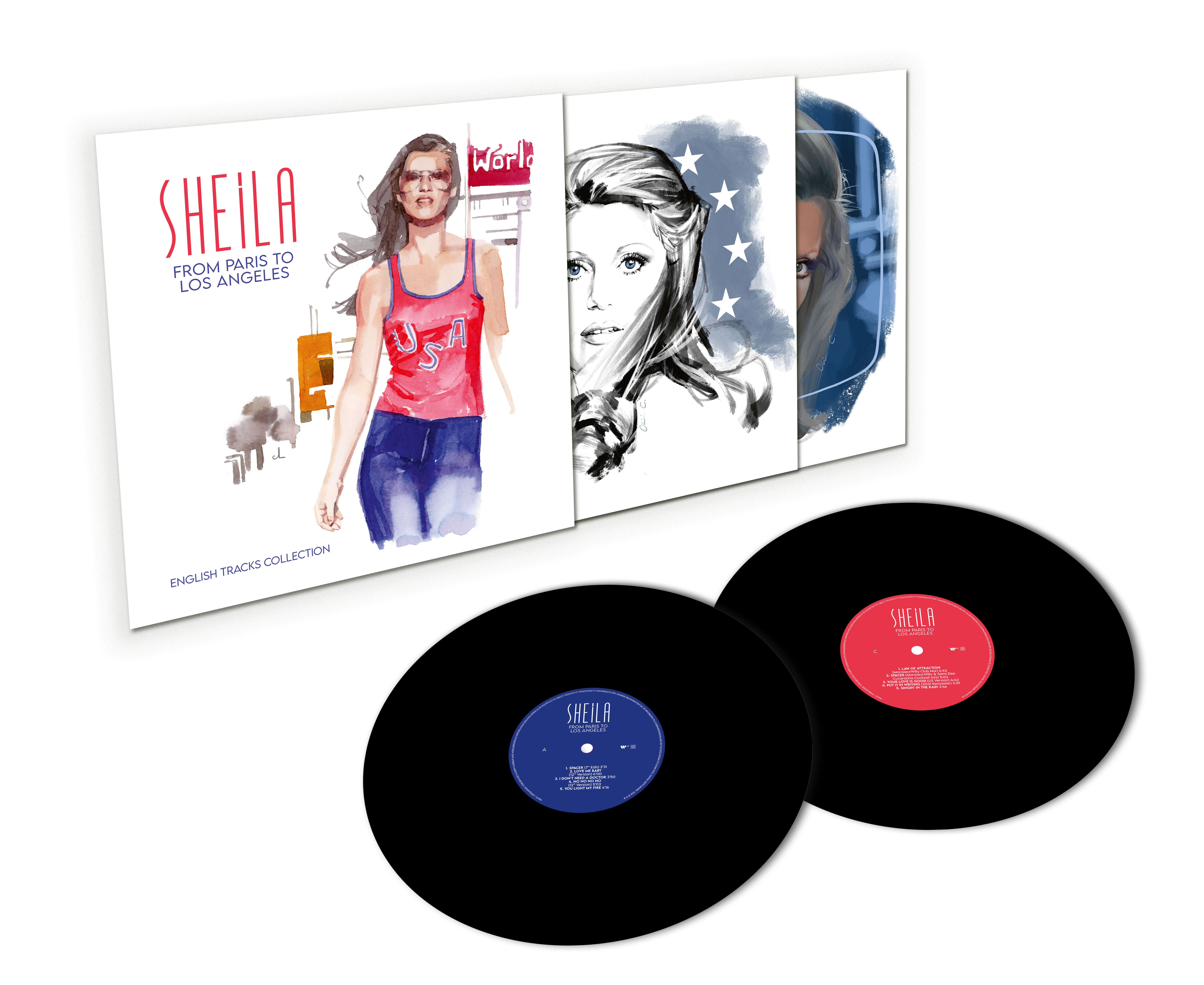FROM PARIS TO LOS ANGELES / ENGLISH TRACKS COLLECTION (DOUBLE VINYLE NOIR)