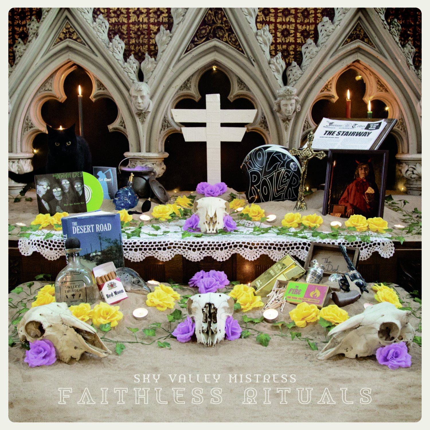 Faithless Rituals/Cream and Green Splatter Vinyl