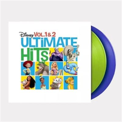 Disney Ultimate Hits Volume 1 & 2 Original Soundtrack Vinyle Coloré