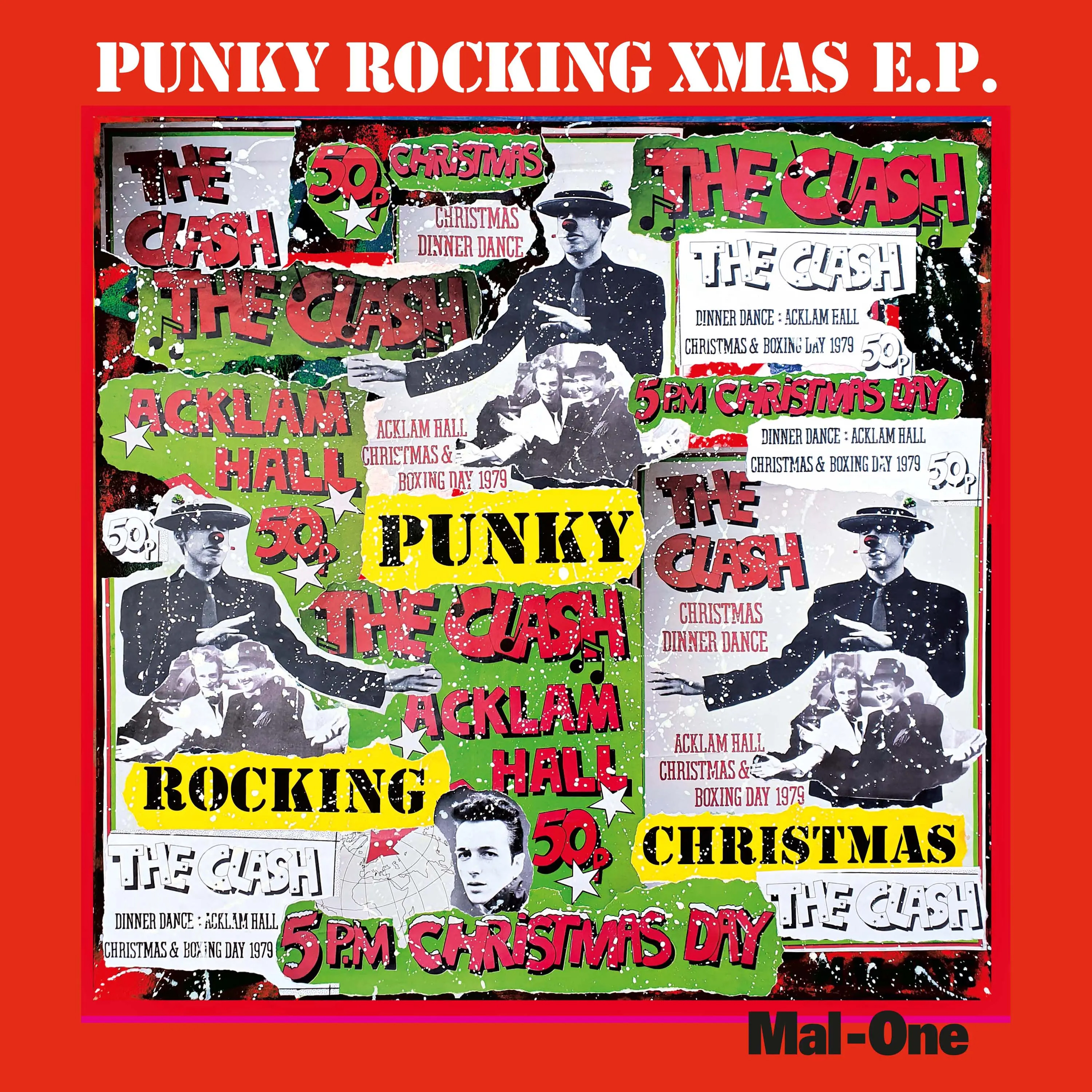 Punky Rocking Xmas EP/Signed & Embossed Art Print