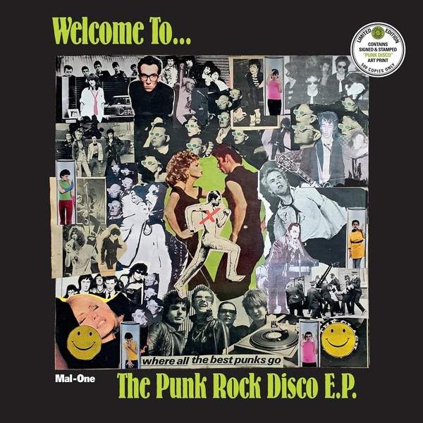 Welcome To... The Punk Rock Disco EP/Signed & Embossed Art Print
