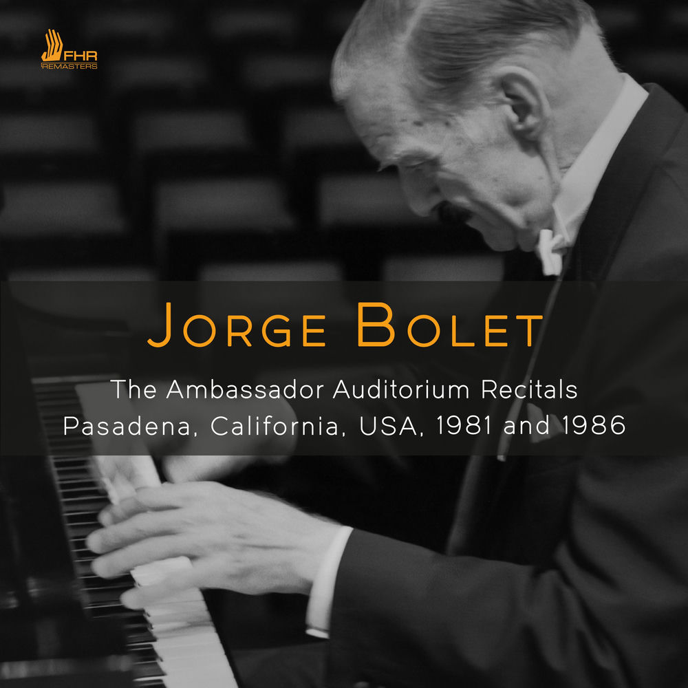 Jorge Bolet The Ambassador Auditorium Recitals 1981