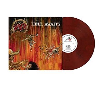 Hell Awaits Vinyle Rouge MarbrΓ©