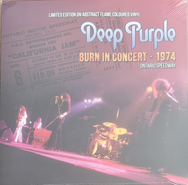 Burn In Concert 1974 Vinyle Coloré