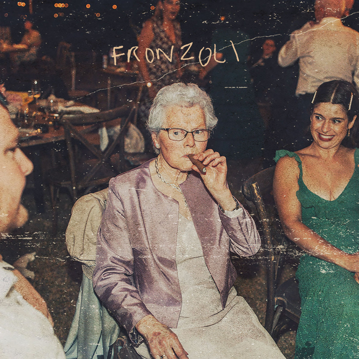 Fronzoli/Neon Blue/Magenta Swirl Vinyl