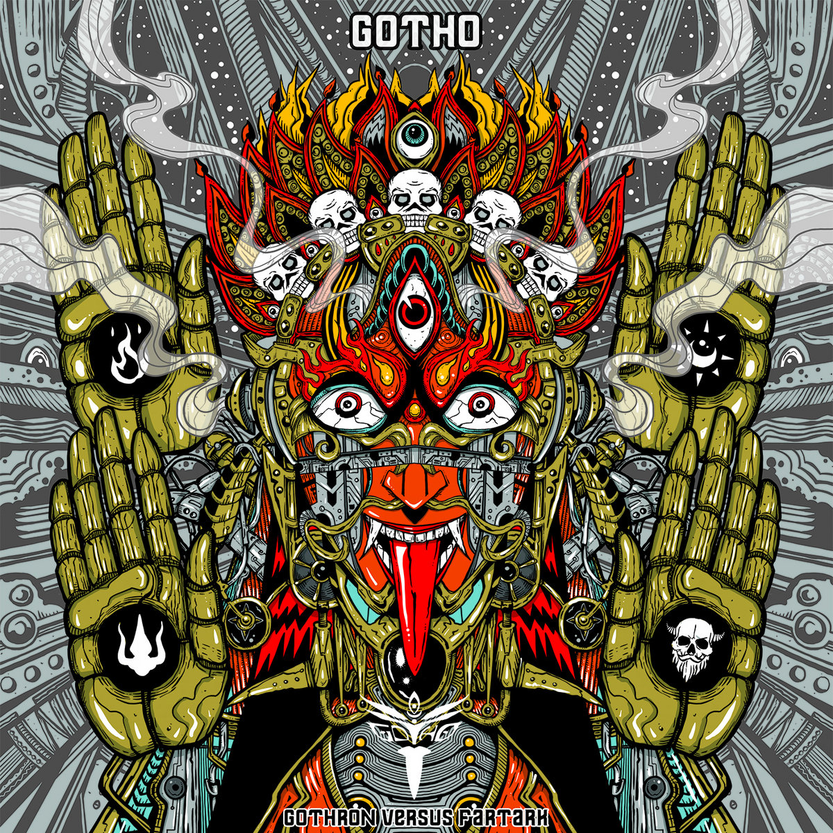 Gotho Versus Fartark/180g Smoke Red and Black Vinyl