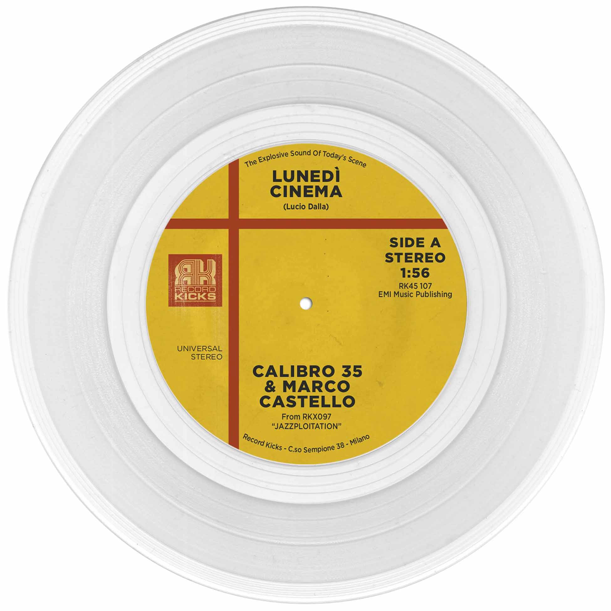 Lunedi Cinema + Chaser - Vinyle Transparent