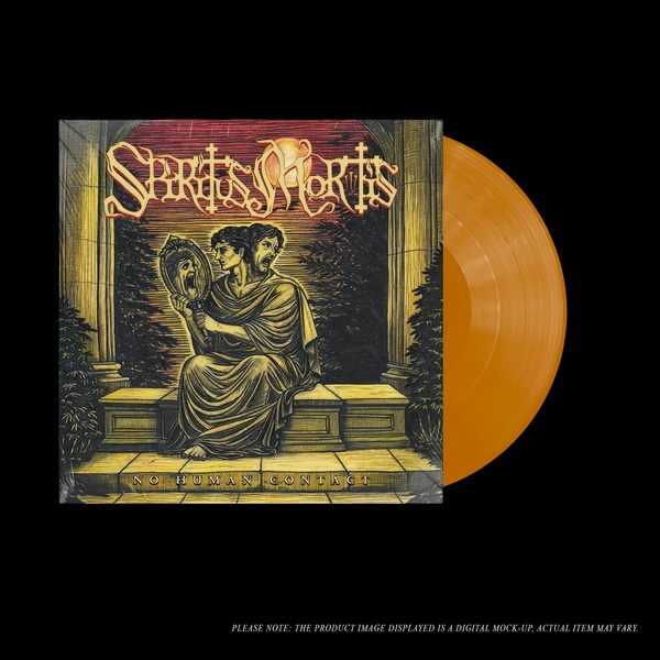 No Human Contact Vinyle Orange Transparent