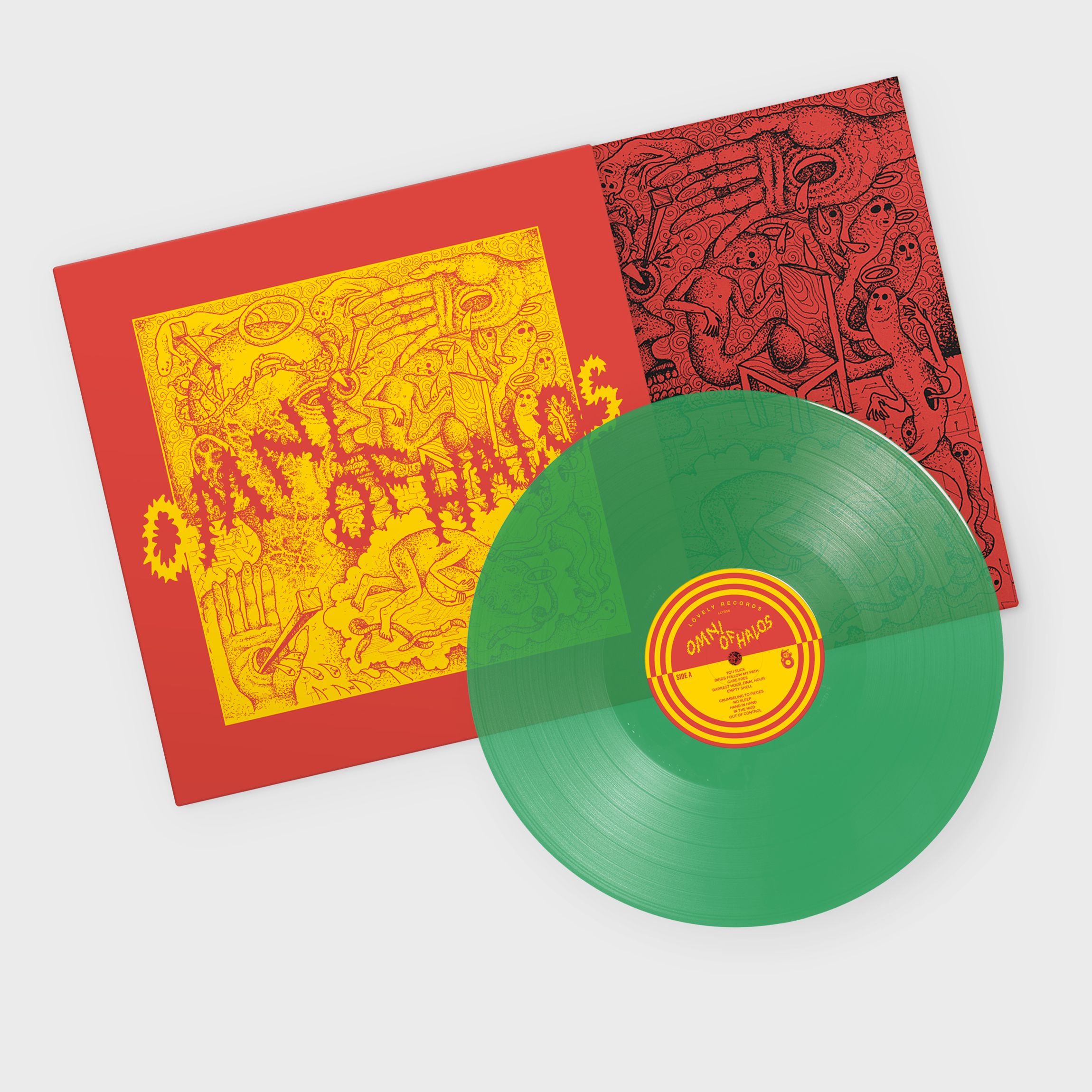 OMNI OF HALOS/VINYLE VERT TRANSPARENT