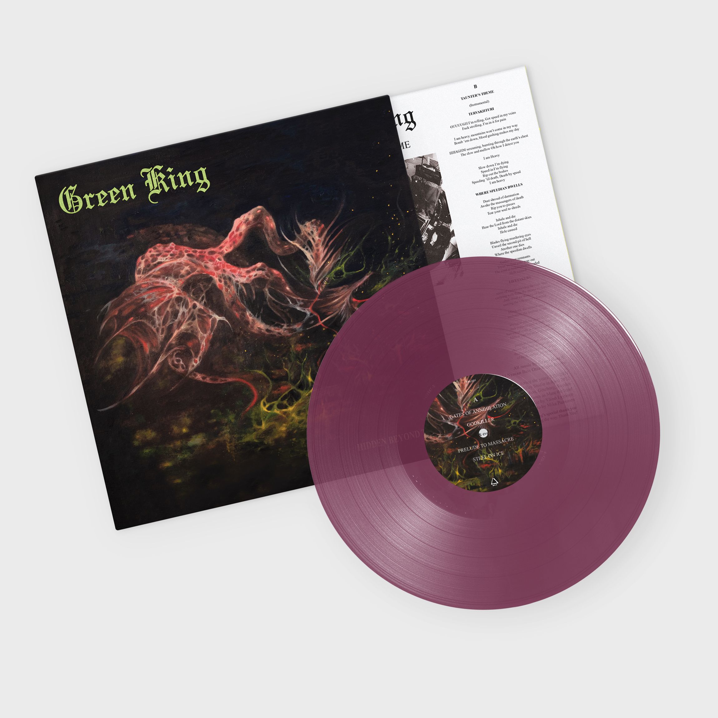 HIDDEN BEYOND TIME/VINYLE VIOLET TRANSPARENT