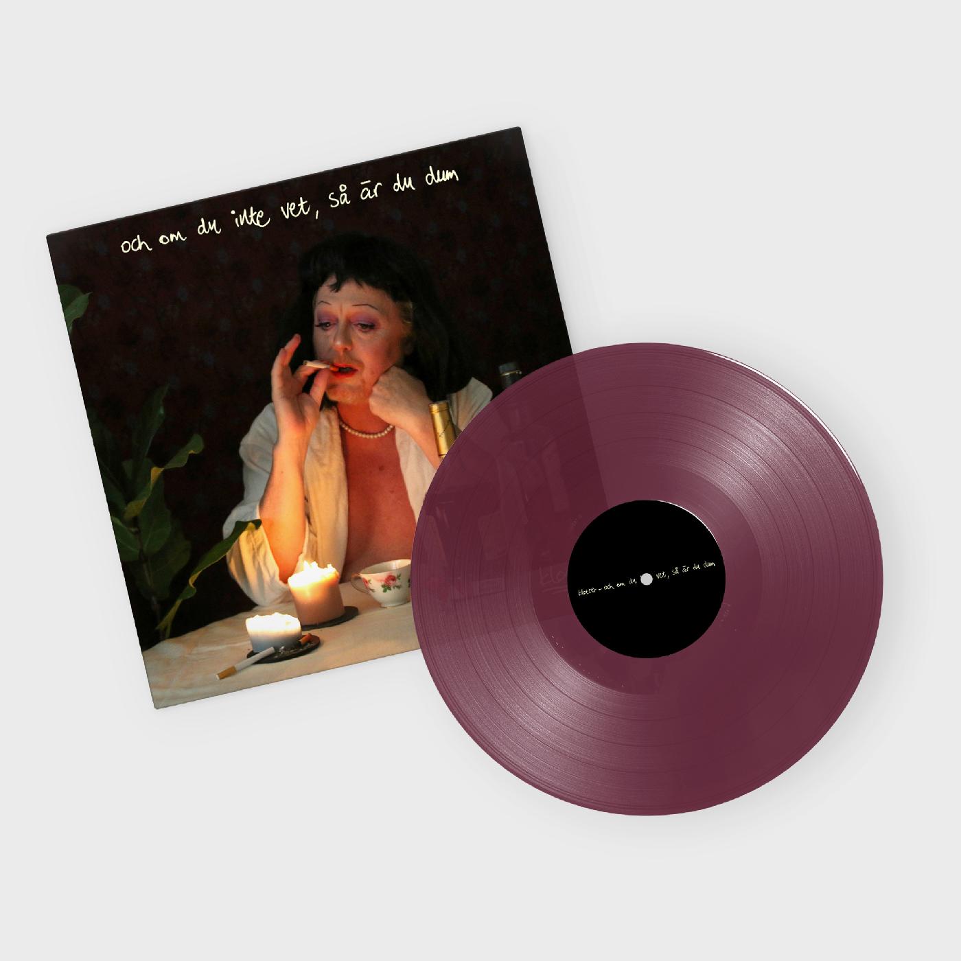 OCH OM DU INTE VET/SA AR DU DUM/VINYLE VIOLET TRANSPARENT