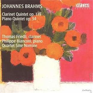 Quintette pour clarinette en si mineur, opus 115 - Quintette pour piano en fa mineur, opus 34