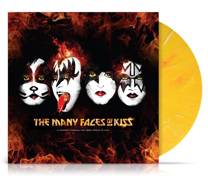 MANY FACES OF KISS/VINYLE JAUNE