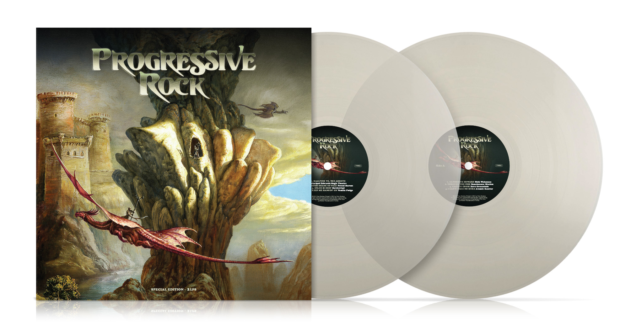 PROGRESSIVE ROCK/VINYLE TRANSPARENT