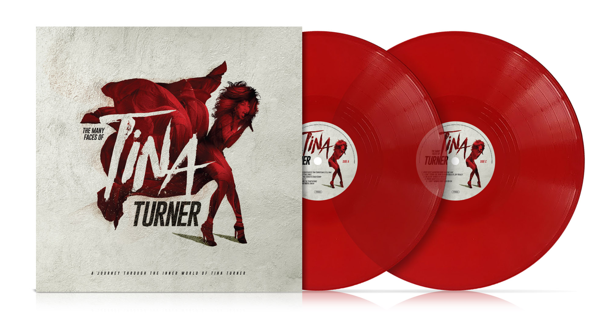 MANY FACES OF TINA TURNER/VINYLE ROUGE