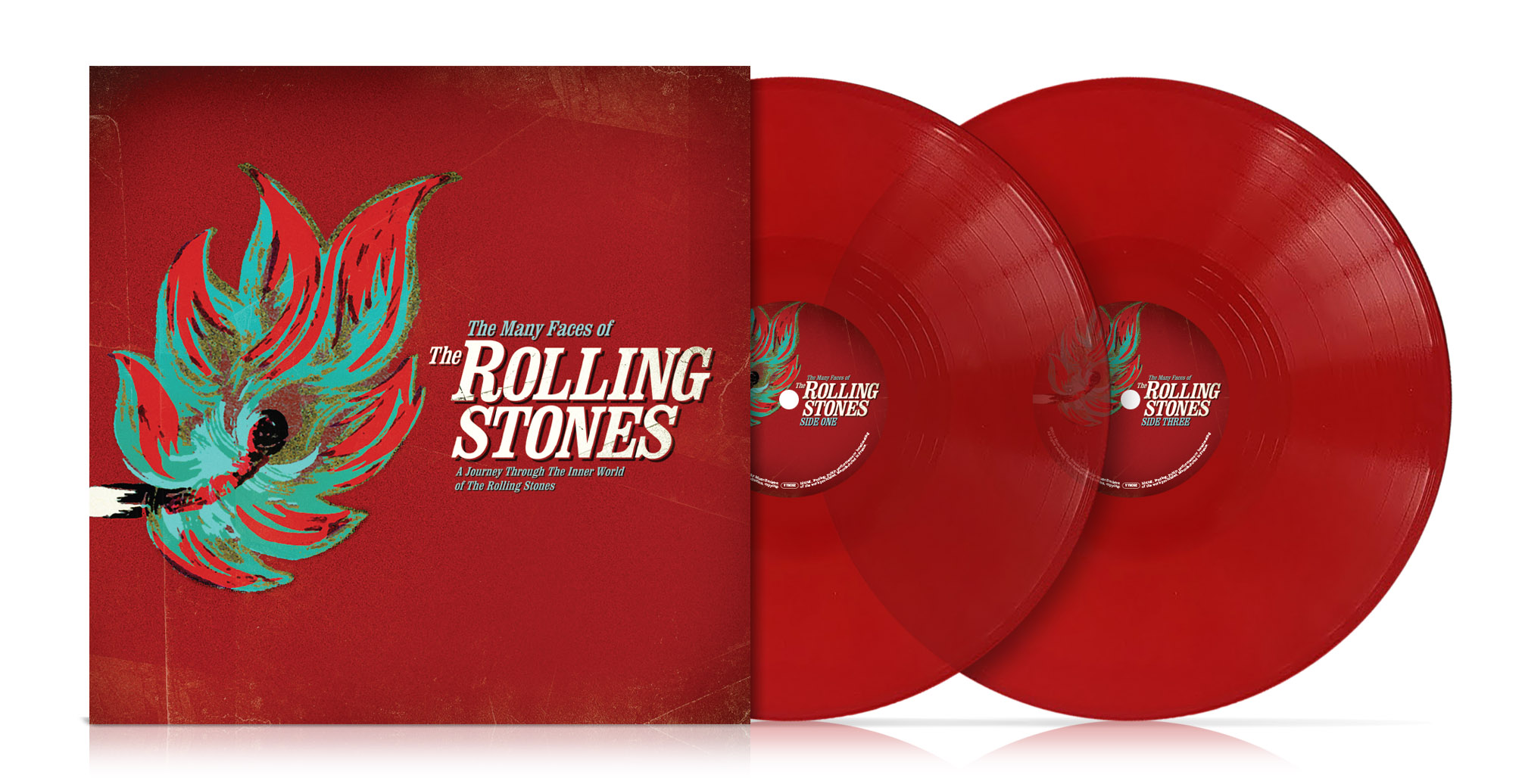 MANY FACES OF ROLLING STONES/VINYLE ROUGE