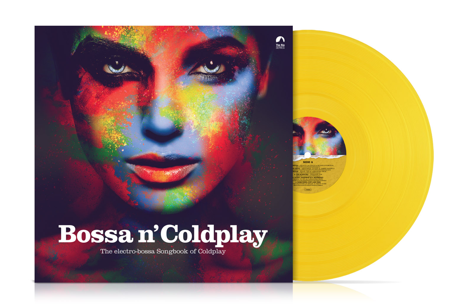 BOSSA N COLDPLAY/THE ELECTRO BOSSA SONGBOOK/VINYLE JAUNE