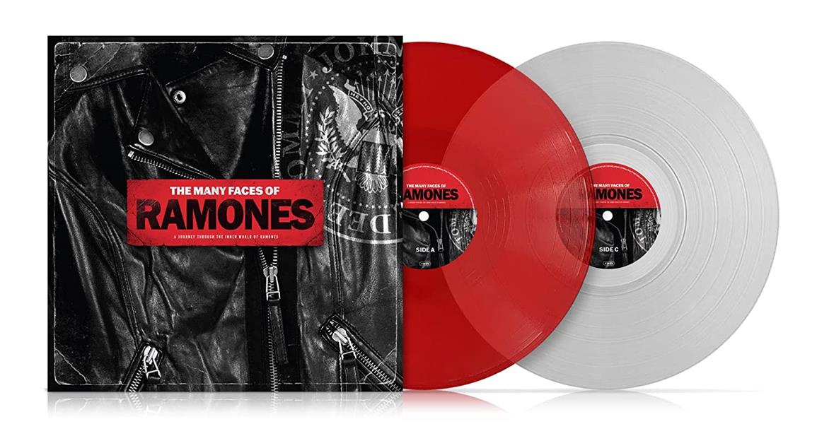 MANY FACES OF RAMONES/VINYLE ROUGE TRANSPARENT