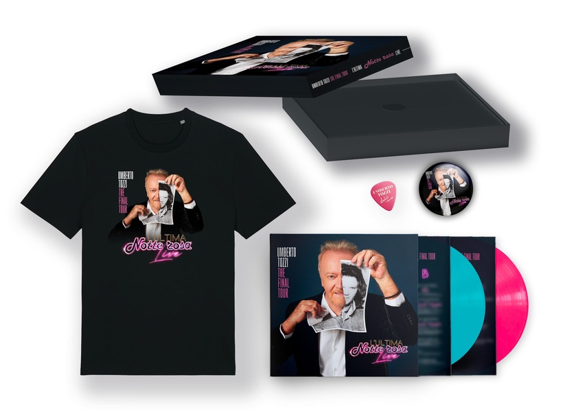 ULTIMA NOTTE ROSA LIVE (BOX SET DELUXE 2 LP + TEE SHIRT + MEDIATOR ET PINS)