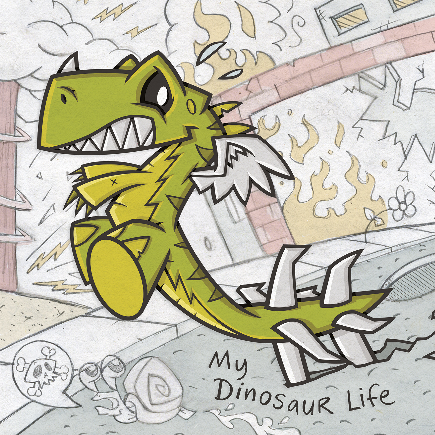 MY DINOSAUR LIFE/VINYLE COULEUR FLAME AUDIOPHILE 180GR/POCHETTE GATEFOLD