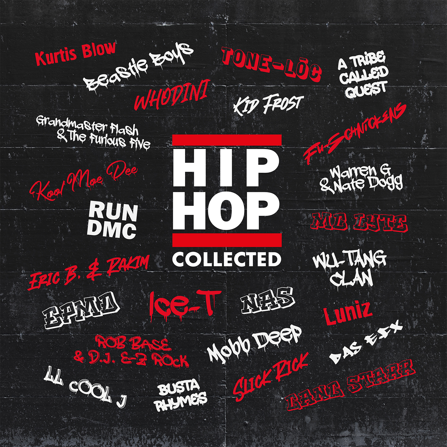 HIP HOP COLLECTED/VINYLE NOIR AUDIOPHILE 180GR/POCHETTE PVC