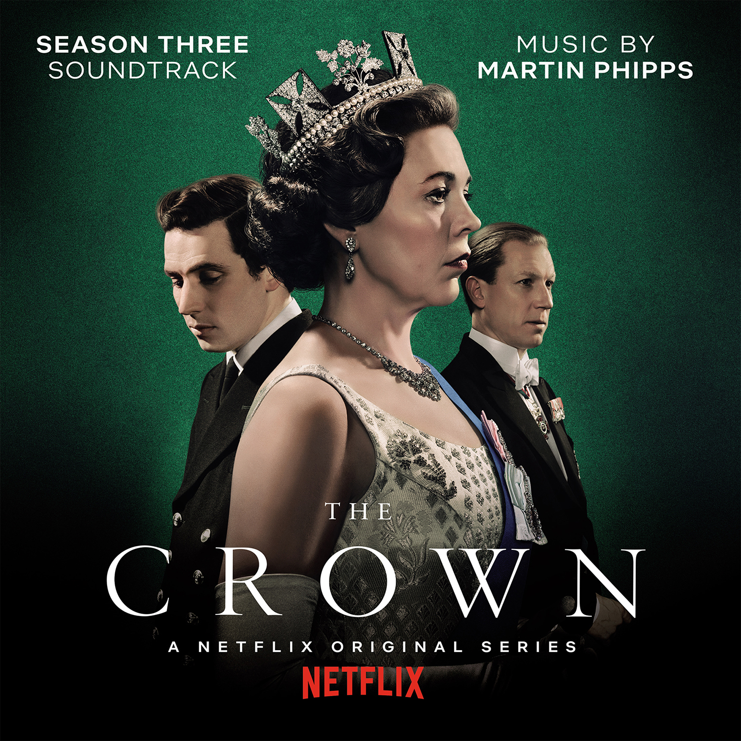 CROWN SEASON 3/MUSIC BY MARTIN PHIPPS/VINYLE BLEU ROI AUDIOPHILE 180GR/LIVRET 4 PAGES