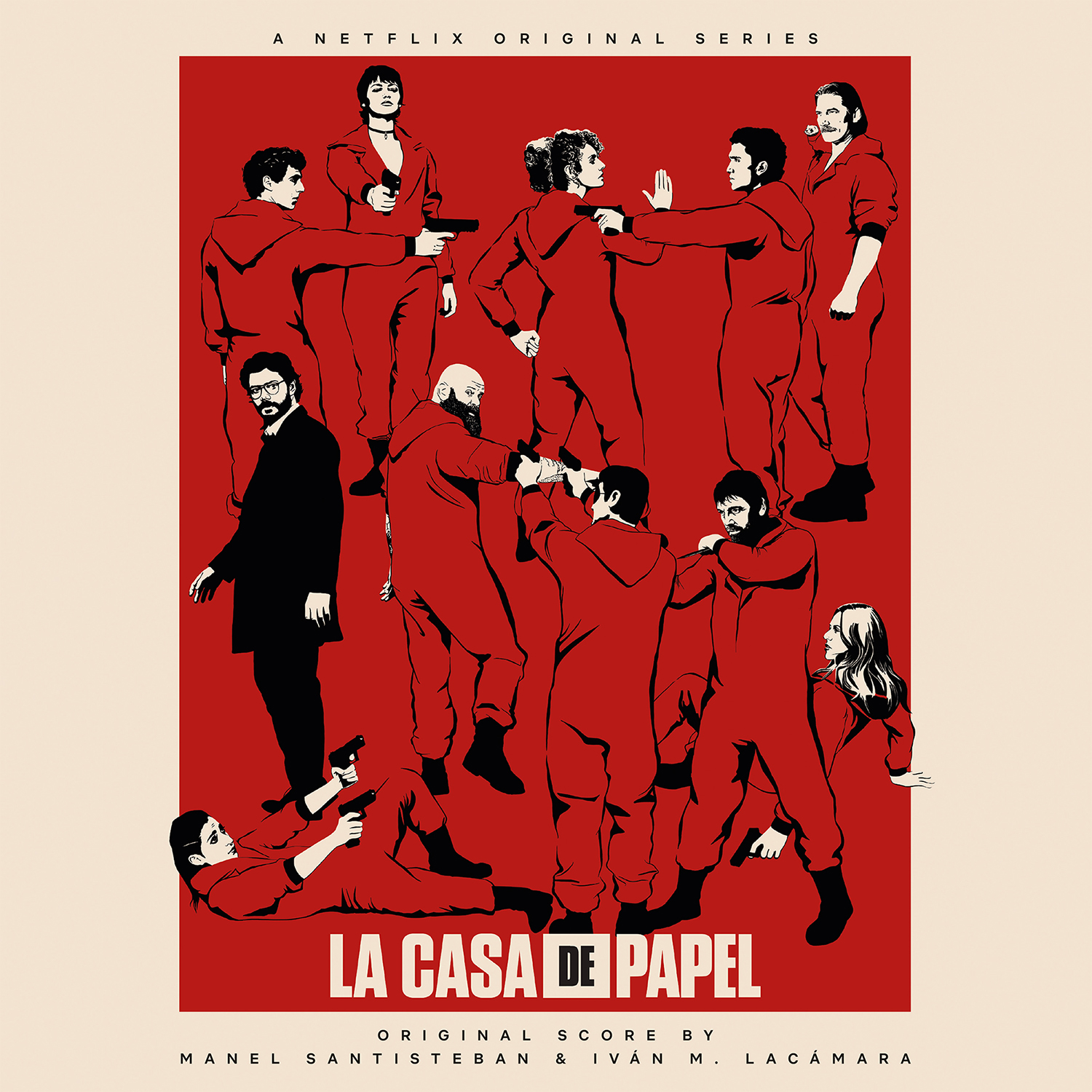 LA CASA DE PAPEL / VINYLE LIMITE ROUGE