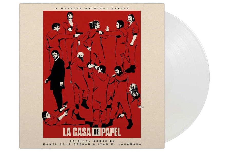 LA CASA DE PAPEL / VINYLE LIMITE TRANSPARENT