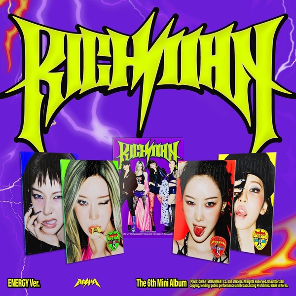 The 6th Mini Album 'Rich Man' (ENERGY Ver.) (GISELLE Version) Coffret
