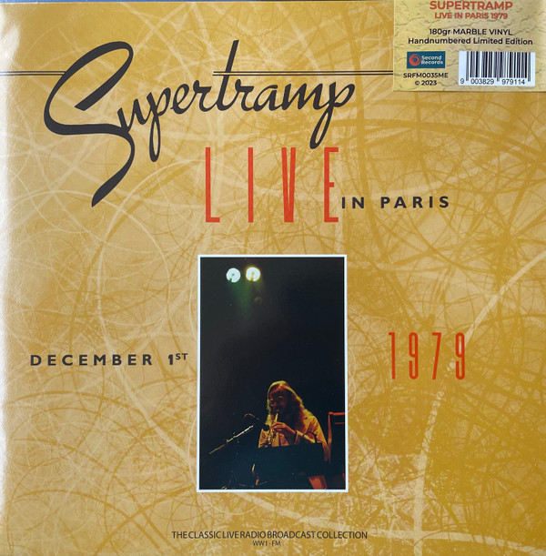 Live In Paris 1979 Vinyle Coloré Marbré