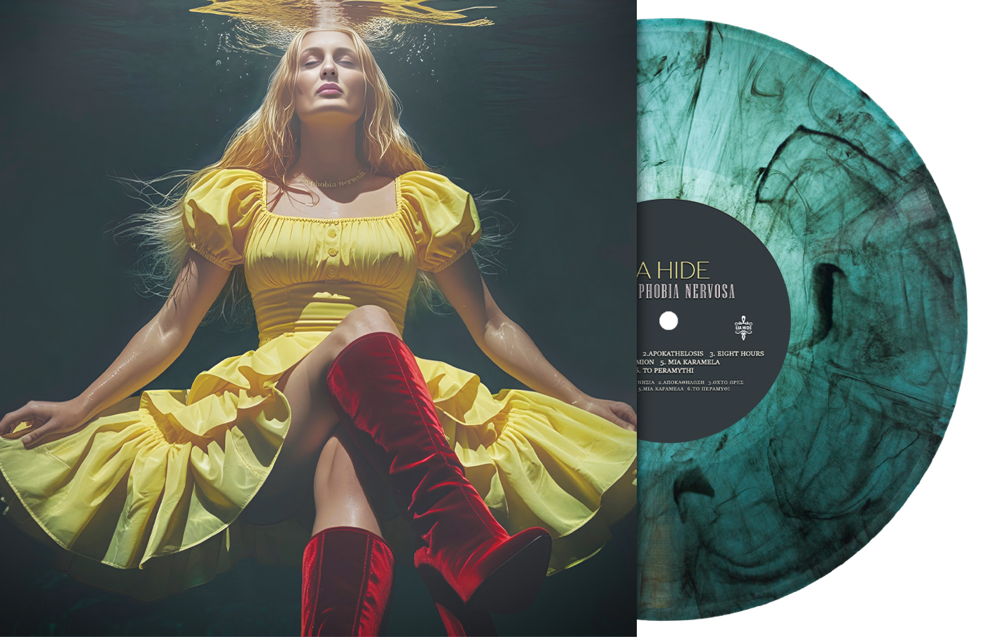 ARISTOPHOBIA NERVOSA/180 GR GATEFOLD SLEEVE MARBRE TURQUOISE