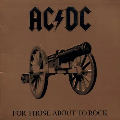 Pochette de For Those About to Rock (We Salute You) de AC/DC (1981)