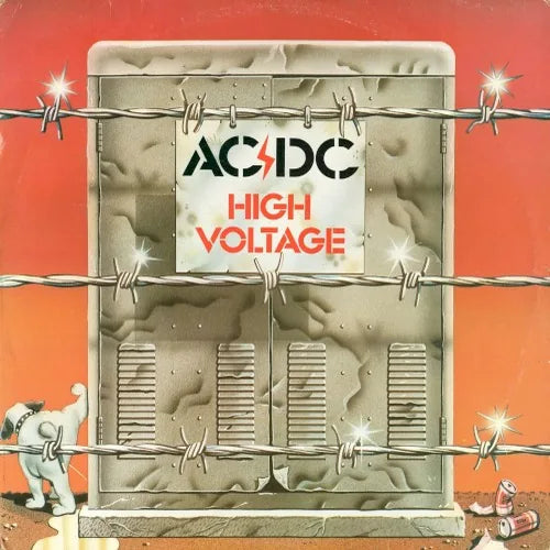Pochette de High Voltage de AC/DC (1976)