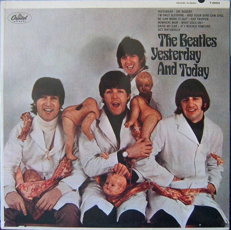 Pochette d'album censurée des Beatles : la butcher cover de Yesterday and Today (1966)