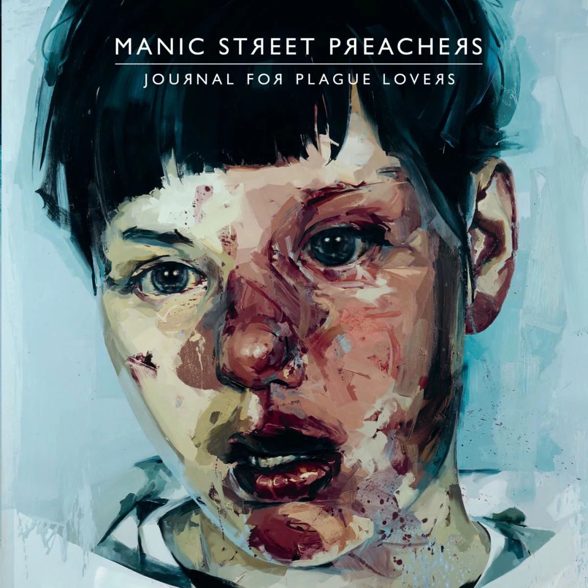 Pochette d'album censurée par les supermarchés : Journal for Plague Lovers des Manic Street Preachers (2009)