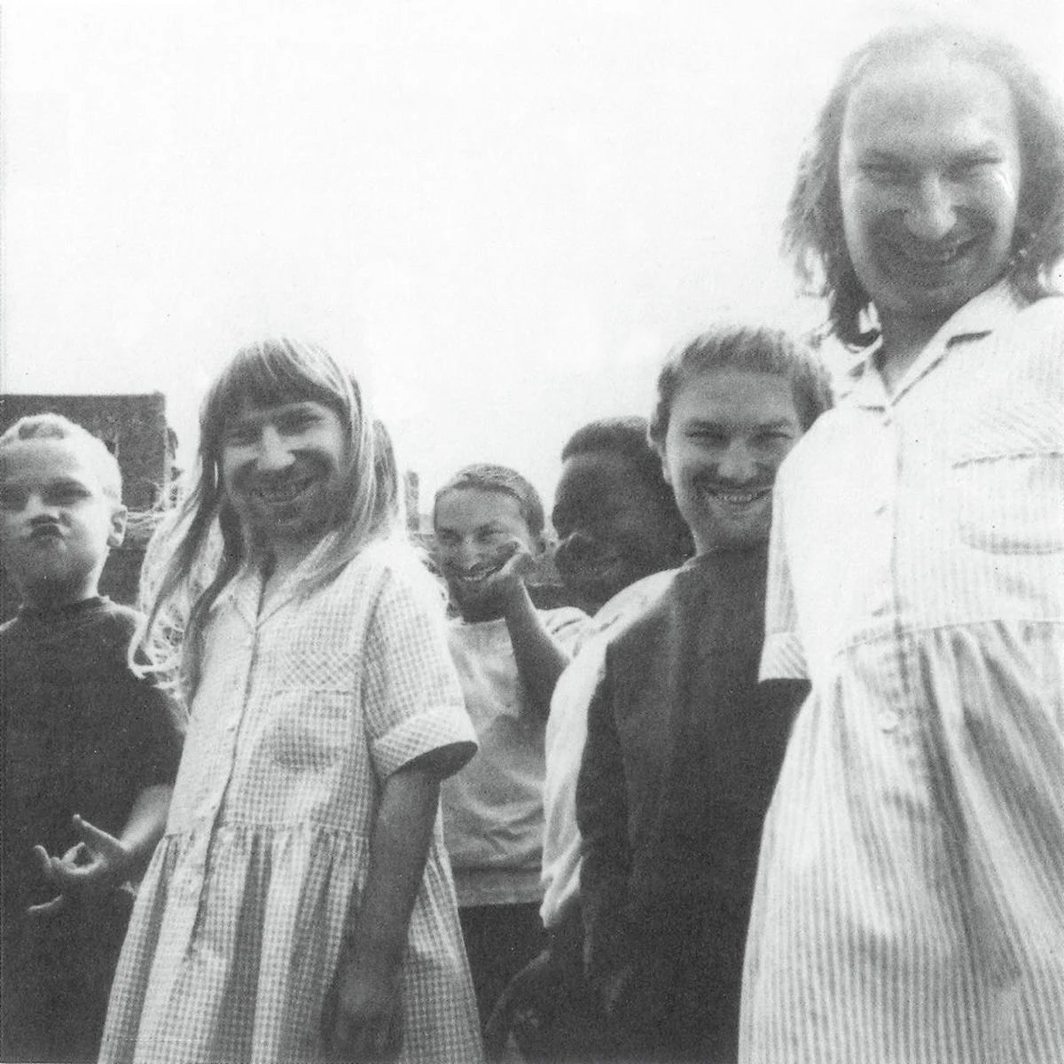 Pochette de disque glauque : Come to Daddy d'Aphex Twin (1997), enfants au visage de Richard D. James